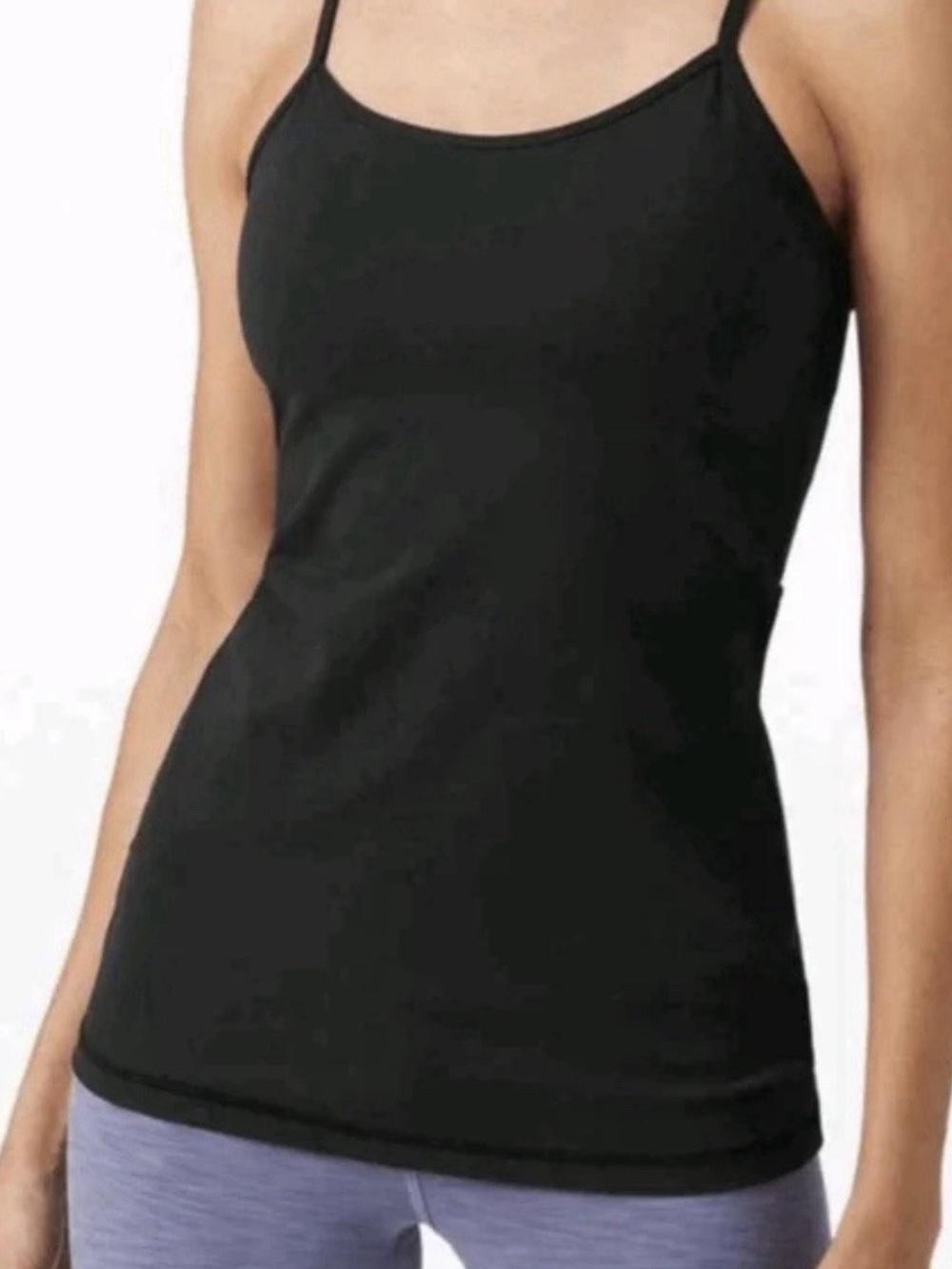 Lululemon Athletica - Black Power Y Tank - Size 8